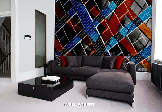 Фотообои в интерьере артикул Urban 20, URBAN, Wall street