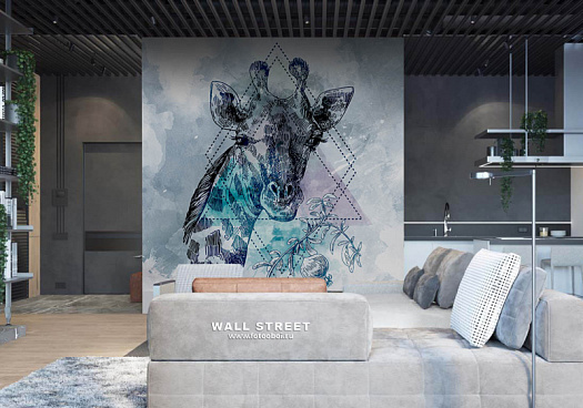Фотообои в интерьере артикул podLOFT 15, ПОДЛОФТ / PODLOFT, Wall street